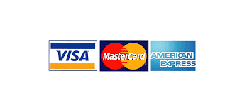 We accept Visa, Mastercard, and American Express as payments